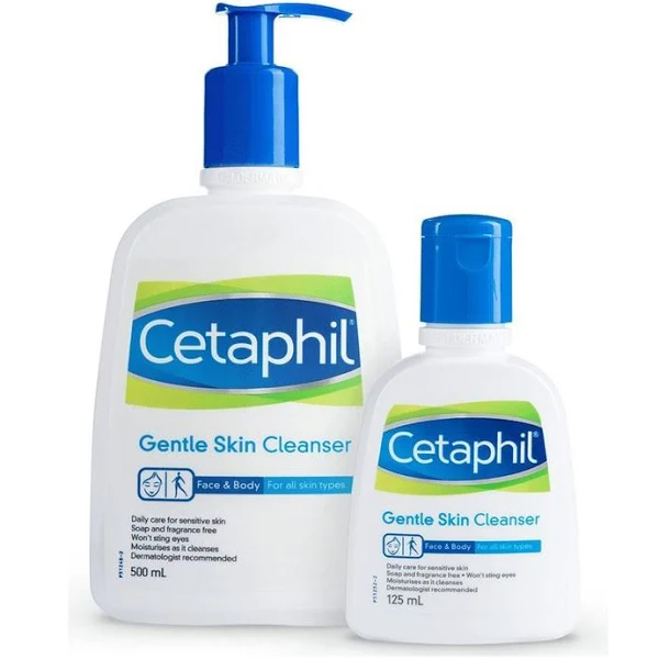 Sữa Rửa Mặt Cetaphil Gentle Skin Cleanser 125ml, 250ml & 500ml – Hàng Chuẩn Chính Hãng