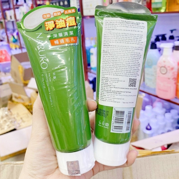 Sữa Rửa Mặt Naruko Tràm Trà 120g – Làm Sạch Da, Thông Thoáng Lỗ Chân Lông, Ngăn Ngừa Mụn