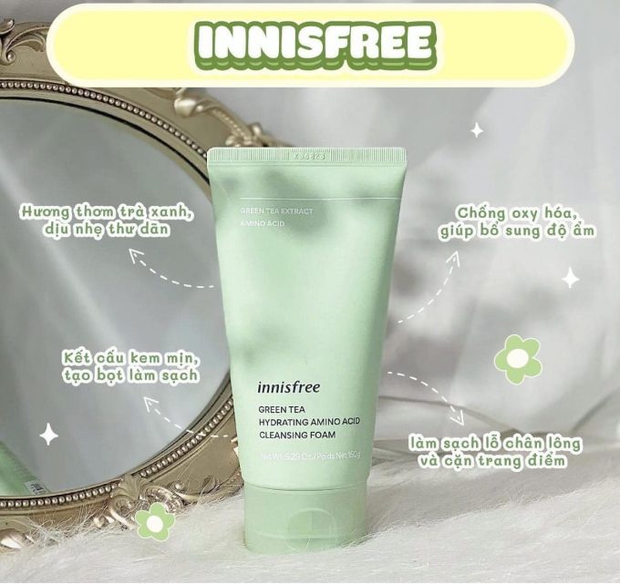 Sữa Rửa Mặt Innisfree Trà Xanh có tốt không?