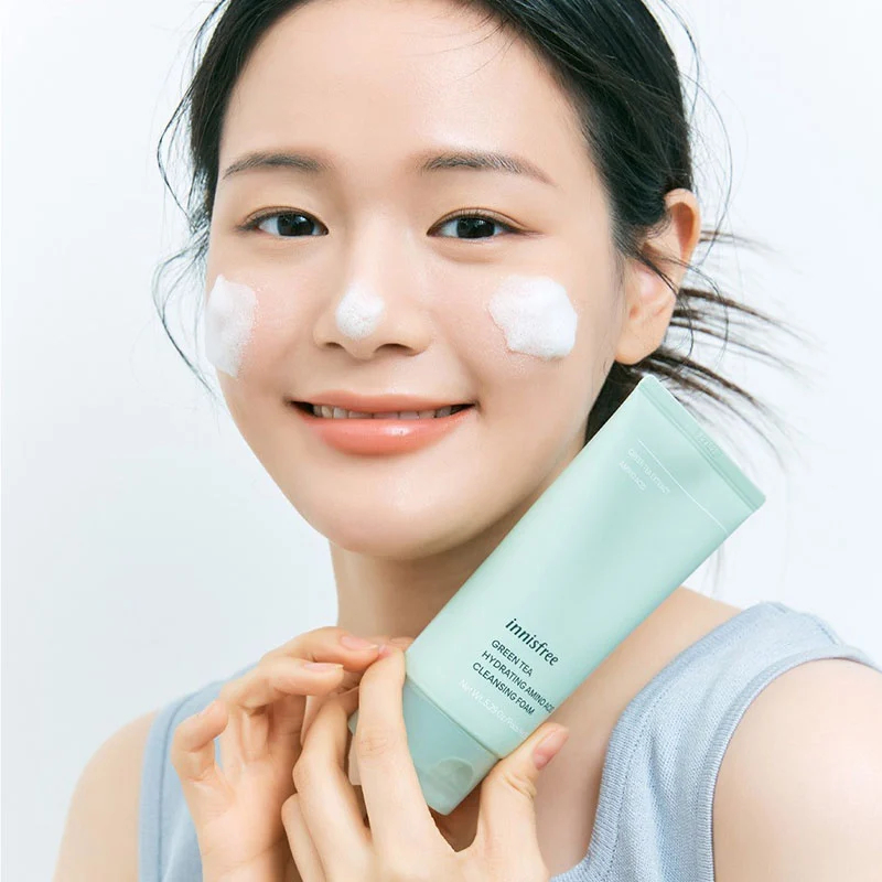 Sữa Rửa Mặt Innisfree Trà Xanh Green Tea Cleansing Foam 150g – Hàng Chính Hãng