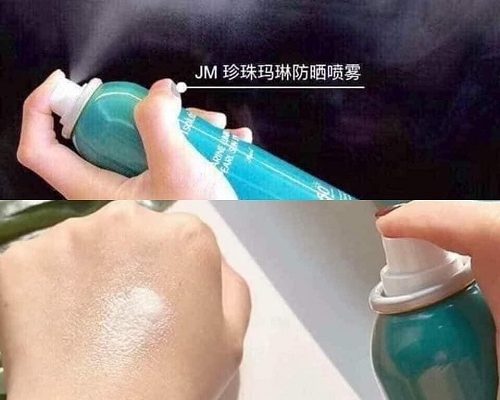 kem chống nắng JM Solution màu xanh và hồng được thiết kế để sử dụng cho cả da mặt và da body