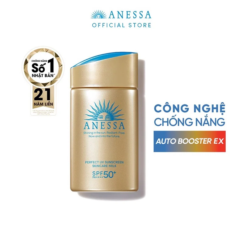 Kem Chống Nắng Anessa Perfect UV Sunscreen Skincare Milk Nhật Bản