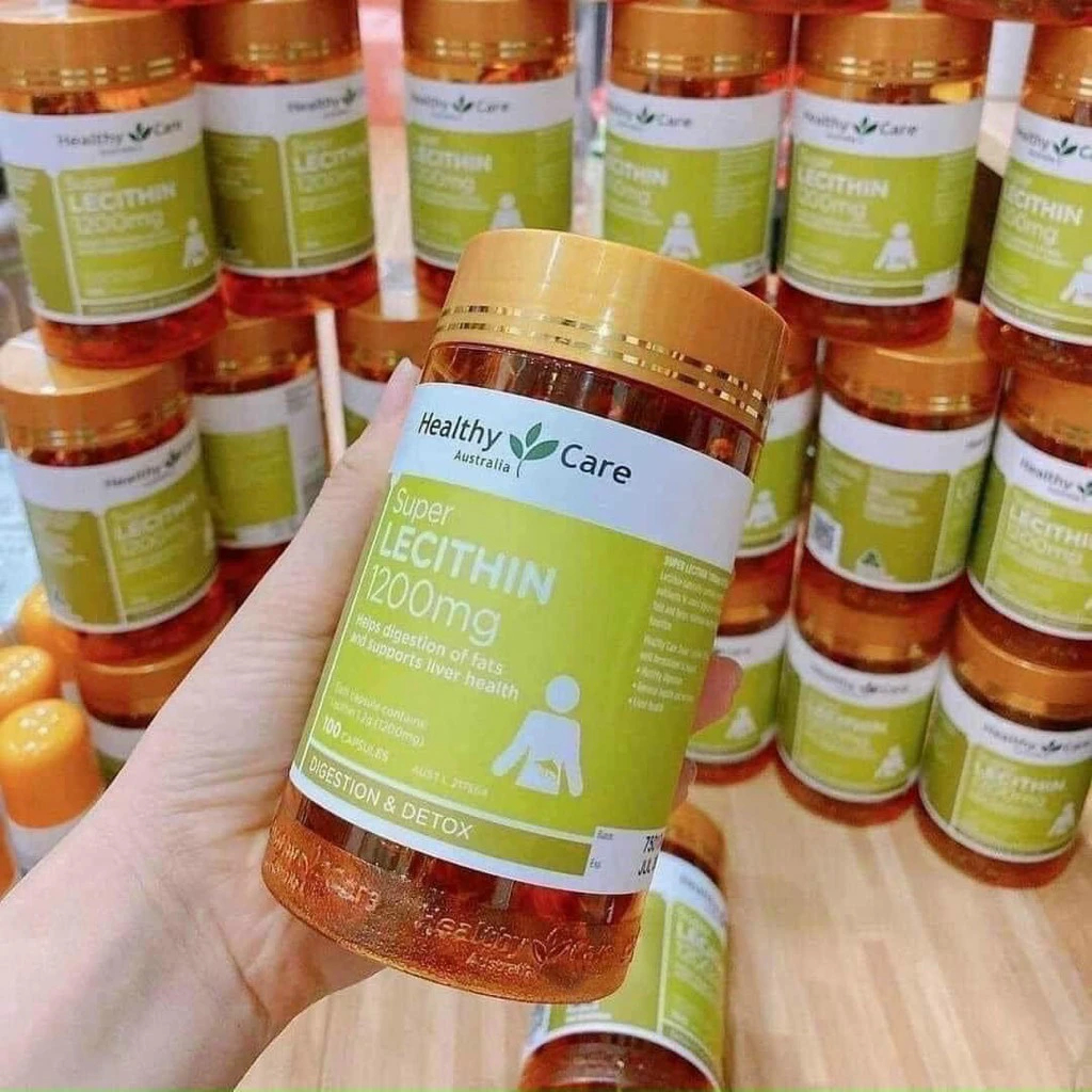 Mầm Đậu Nành Úc Healthy Care Super Lecithin 1200mg – Hàng Chính Hãng