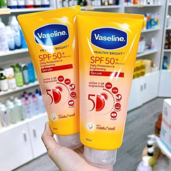 Dưỡng Thể Trắng Da Vaseline 50x SPF 50 PA++++ Thái Lan – Tuýp 300ml