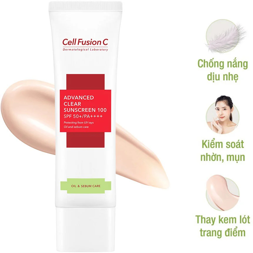 Kem chống nắng Cell Fusion C Clear Sunscreen 100 SPF 48+/PA+++