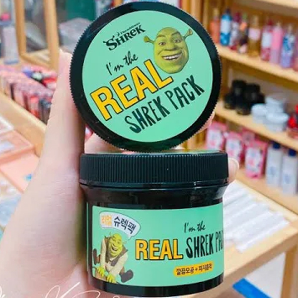 Mặt Nạ Đất Sét I’m The Real Shrek Pack Dreamworks Hàn Quốc 110g