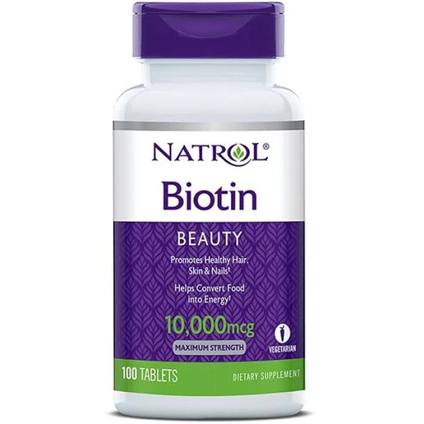 Viên Uống Hỗ Trợ Mọc Tóc Natrol Beauty Biotin 10000mcg Của Mỹ 100 Viên – Hàng Chính Hãng