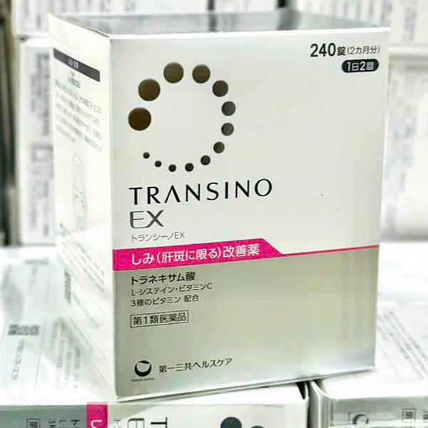 Viên Uống Trị Nám Tàn Nhang Transino Whitening Mẫu Mới – Hộp 240 Viên – Hàng Chính Hãng