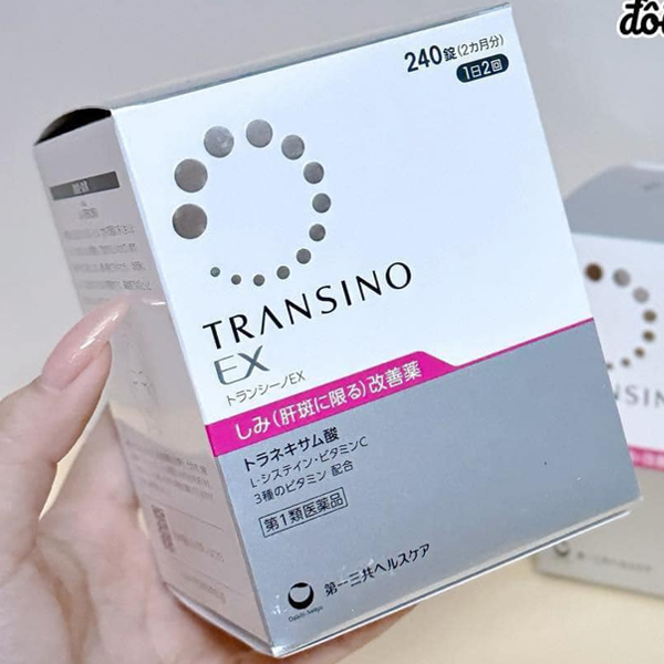 Viên Uống Trị Nám Tàn Nhang Transino Whitening Mẫu Mới – Hộp 240 Viên – Hàng Chính Hãng