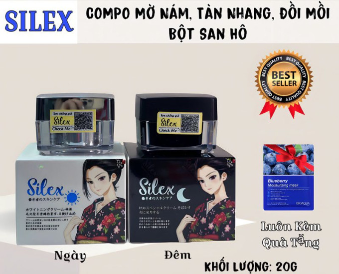 Kem Silex Nhật Bản Ngày & Đêm | Mờ Nám, Tàn Nhang Hiệu Quả