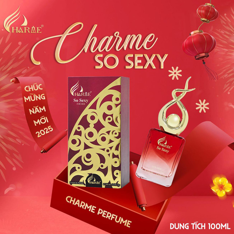 Nước Hoa Nữ Charme So Sexy 100ml Mẫu Mới – Charme Perfume Chính Hãng