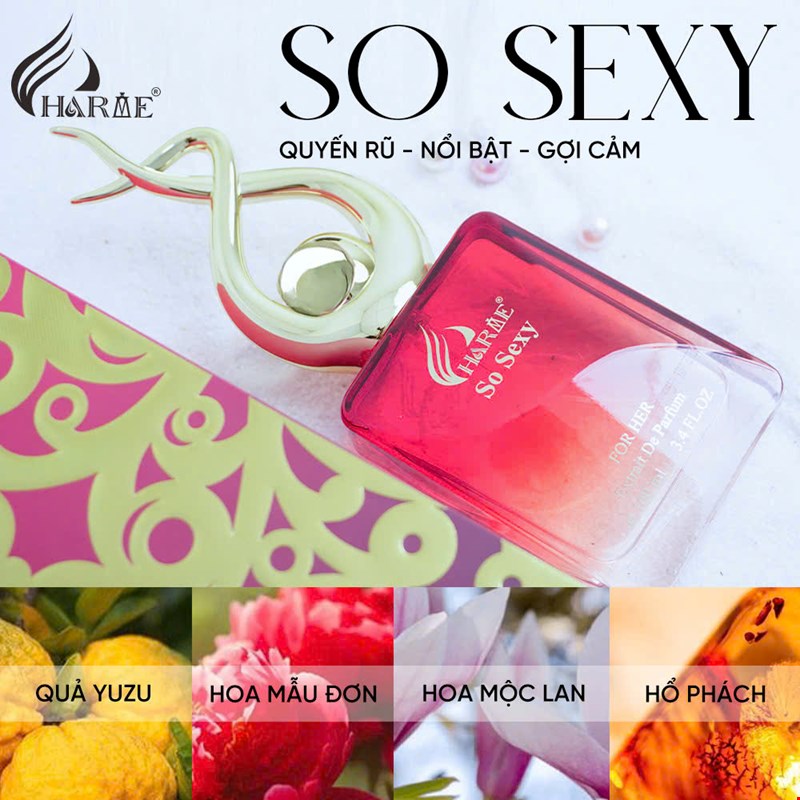 Nước Hoa Nữ Charme So Sexy 100ml Mẫu Mới – Charme Perfume Chính Hãng