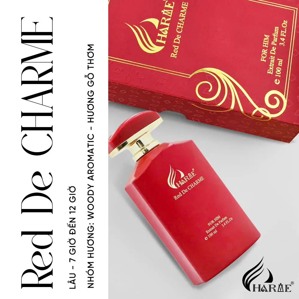 Nước Hoa Red De Charme 100ml | Charme Perfume Chính Hãng