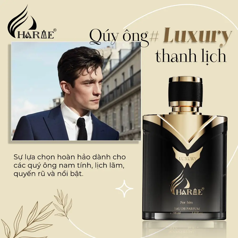 Nước Hoa Nam Charme Luxury 100ml Mẫu Mới – Charme Perfume Chính Hãng