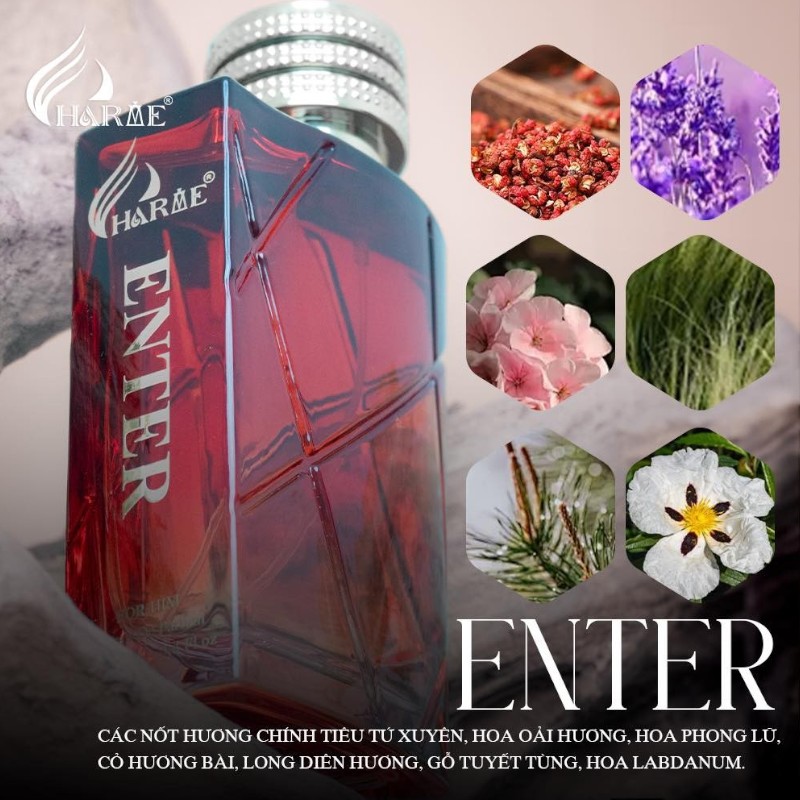 Nước Hoa Nam Charme Enter 100ml | Charme Perfume Chính Hãng