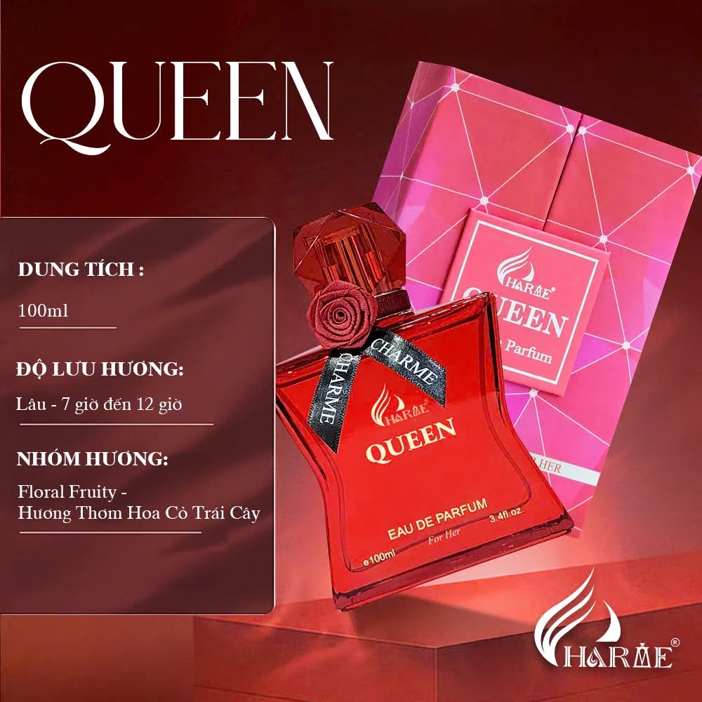 Nước Hoa Nữ Charme Queen 100ml EDP – Charme Perfume Chính Hãng