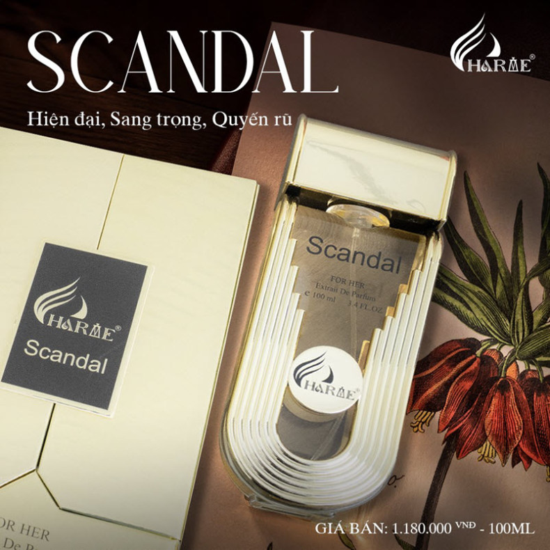 Nước Hoa Nữ Charme Scandal 100ml | Charme Perfume Chính Hãng