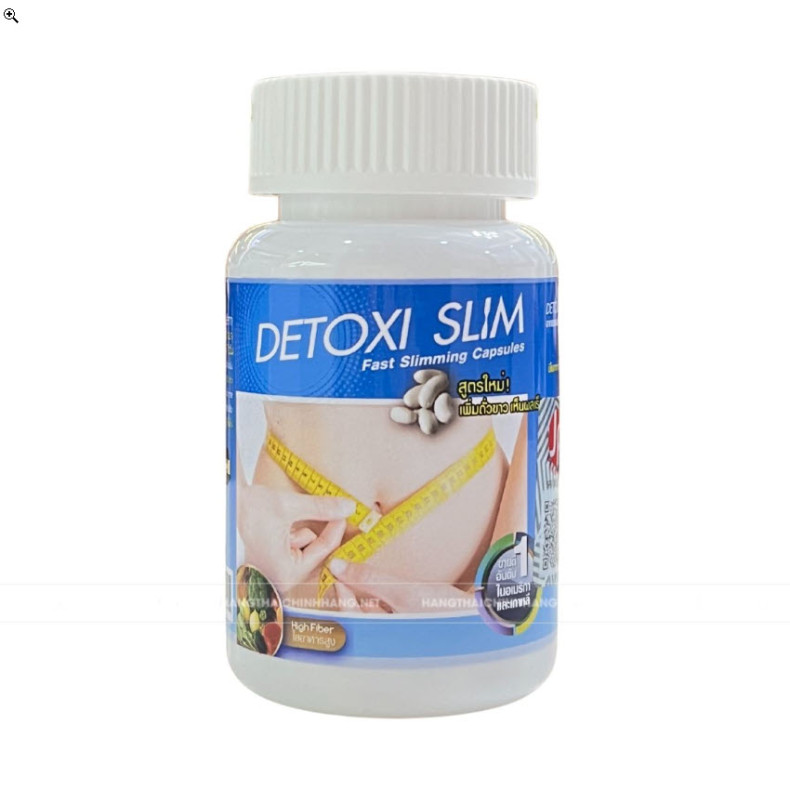 Giảm Cân Detoxi Slim Thái Lan – Hộp 30 Viên – Giảm Cân An Toàn