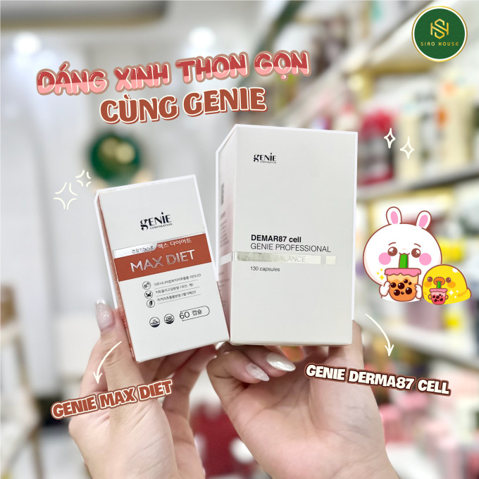Giảm Mỡ Bụng Demar87 Cell Genie Belly Balance Hộp 130 Viên